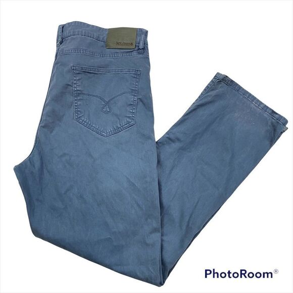 Mens Jack of Spades High Roller Comfort Sit Straight Leg Blue Casual Pants 42x32 - Picture 2 of 9